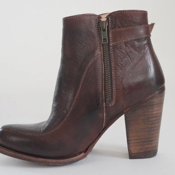 NEW BED/STU Made In Mexico Leather Isla Booties in tonic for women 725 8j4 - Picture 7 of 11